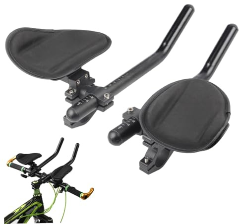 Bars for Road Bike Aluminum Alloy Bars with Ergonomic Disign Bike Rest Handlebar to Reduce Cycling Fatigue for Road Profile Design Clip on ..