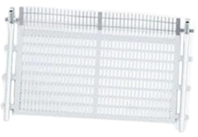 Chosertory Miniature Barrière Modèle Clôture Portail Rail Métal pour Scène de Modélisme Micro Cour Parc Exposition Ferroviaire Ornement Ferme, Grilles Argent 1