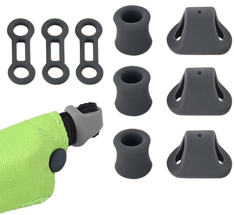 Gancio rapido per arrampicata – Anello di posizionamento in silicone, attacco di blocco principale fisso, passante di limitazione Oxtail, di sicurezza per salite di altezza, attrezzature