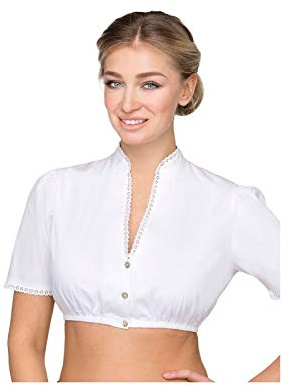 Stockerpoint dam traditionell blus, Vit, 46