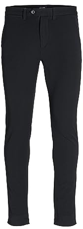 JACK & JONES Pantalone chino Slim con vita bassa, ginocchio slim e fondo stretto. Nero 36W / 32L