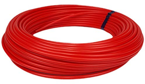 Polyamid-Schlauch (PA) - Pneumatik Schlauch - Druckluftschlauch - 25m-Rolle - rot - 10x8mm (innen/außen)