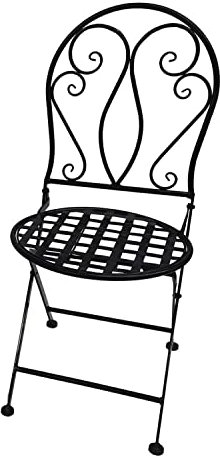 INDA-Exclusiv Gartenstuhl Balkonstuhl Terrassenstuhl klappbar mediterranes Design Klappstuhl Bistrostuhl