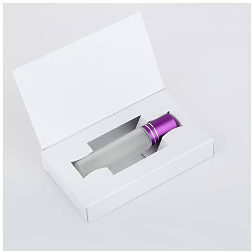 Petite Bouteille En Verre 50 secondes de 10ml mini bouteille de parfum de parfum rechargeable Boîte de verre dépoli rouleau en verre dépoli sur une bouteille d'échantillon de parfum vide de flacon vid