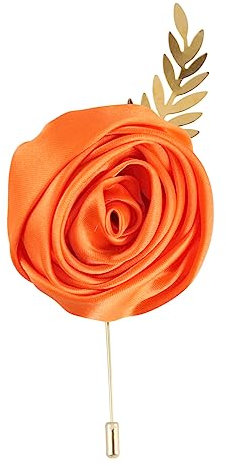 2 Stücke Hochzeit Boutonniere Blumen,Boutonniere Hochzeit Braut Künstliche Hochzeit Boutonniere Seidenarmband Ansteckblume Knopflöcher Rose Boutonniere Rose für Party Prom Männer Anzug Dekoration