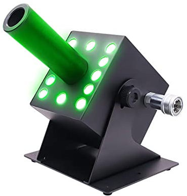 Machine à Brouillard compacte 250 Watts DJ Products Machine à fumée LED DMX 250 W avec lumière Couleur 3 en 1 Rouge/Bleu/Vert Angle de fumée réglable