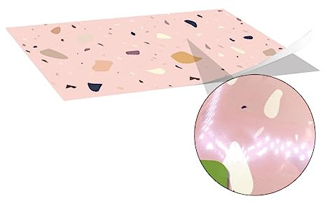 HOMSFOU Abnehmbares Wandschutz-aufkleber-set Zum Abziehen Und Aufkleben Für Küche Und Badezimmer Fliesen Terrazzo-wandaufkleber