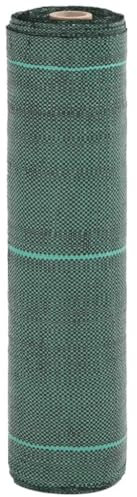 vidaXL Membrana de malezas PP Verde 0,5x10 m, Tela contra Malas Hierbas, Tela de Control de malezas, Tela de malezas, Telas para Malas Hierbas