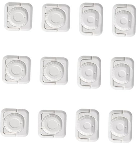 ifundom 12stücke Steckdosenabdeckungen Für Babysicherheit Steckdosenschutz Schutzkappen Gegen Stromschläge Einfache Installation Für Elektrische Socken