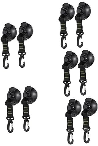 Ganchos de ventosa para ducha, 10 piezas Gancho de ventosa Colgador de succión de pared Colgadores de succión de ventana Colgadores de succión de puerta Gancho de baño Ganchos de exterior Colgadores d