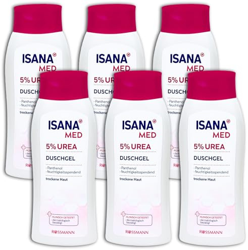 6 er Pack ISANA MED Duschgel Urea 6 x 250 ml