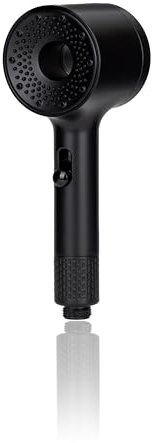 DuschDream® |Luxus & Beauty | Designer Universal Duschkopf mit Filter gegen Kalk & Aroma Duft| Handbrause anti Kalk | Skincare | Duschbrause | Brausekopf 2 Strahlarten | Wassersparend (Schwarz - Matt)