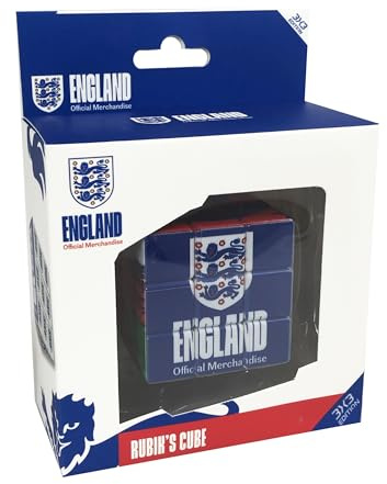 University Games Offizieller England Football Team Rubik's Cube, Three Lions Logo, ab 7 Jahren