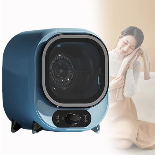 Compact Mini Spin Dryer - 0.8kg Capacity Condenser Vented Tumble Dryer for Counter Top or Wall Mounted Use