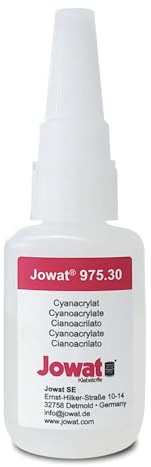 Jowat 975.30 CA Sekundenkleber farblos – hochviskos, schnell härtend, hohe Endfestigkeit, 0,02 kg