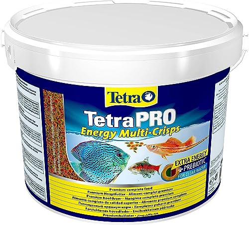Tetra PRO Energy Multi-Crisps - Alimento completo, optimiza la vitalidad de los peces, cubo de 10 l