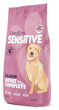 Burgess Sensitive Dry Dog Food Salmon, 12.5 kg