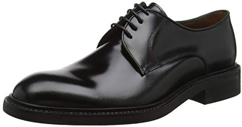 Lottusse L6710 Zapatos de Cordones Derby, Hombre, Negro (Jocker P. Negro), 42 EU (8 UK)