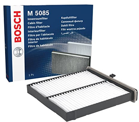 Bosch M5085 Standard Cabin Filter, Replacement Filter - Filters Pollen and Dust for Cleaner Air Inside the Vehicle