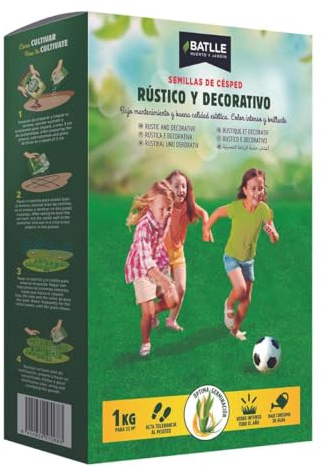Semillas Césped Rústico y Decorativo Batlle 5 Kg