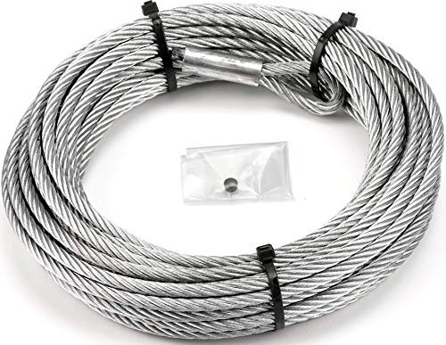 WARN Serviceteil – Seilwinde Ersatz-Set, passend für: VRX und AXON Seilwinden – 1/4 Zoll x 50 ft, Silber, Kunststoff