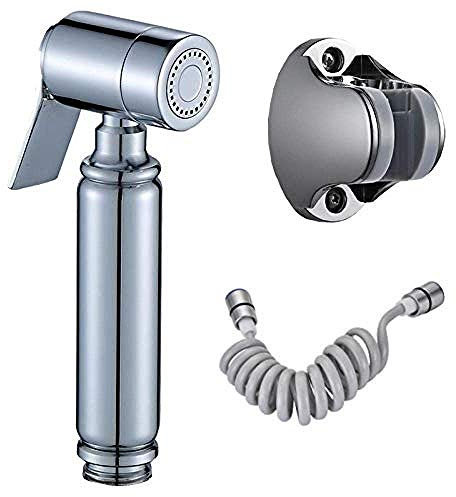 SLRMKK Hand-Bidet-Sprühgerät, Hand-Bidet-Bidet-Wasserhähne Toilettenschlauch Bidet-Sprühgerät WC-Sprühset Bestes persönliches Sanitär-Duschset - Bidet-Spritzpistolen-Set Toilettenspülung Handrein