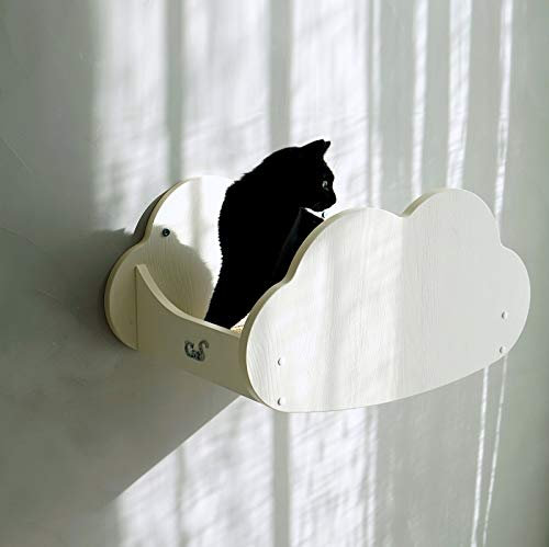 CatS Design Katzen Kletterwand große Katzen stabil- Wandkratzbaum-Wandliege-Wandkratzbrett-Wandpark-Wandstepp-Wandkorb-Wandelemente-Wandbett Wolke F8
