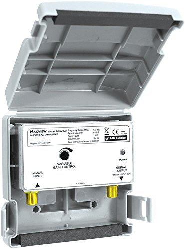 Masthead Amplifier Variable GAIN 1-Way | Aerial/Satellite AMPLIFIERS/Distribution Aerial Satellite Equipment, 1 X Qty - MHA26U