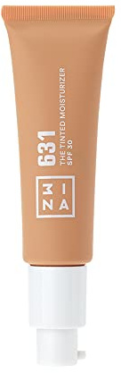 3INA MAKEUP - The Tinted Moisturizer SPF30 631 - Sun beige BB Cream - Foundation with Hyaluronic Acid and SPF30 - Tinted Moisturiser for All Skin Tones - Vegan - Cruelty Free