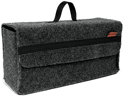 M MOTOS Auto Kofferraumtasche Filz Kfz Kofferraum Organizer für Werkzeug & Autopflege