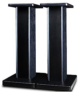 Ddasam Pieds Enceintes (60cm) Supports de Haut-parleurs Pied pour Enceinte Pied denceintepied pour Enceinte Support Enceinte Home Cinema Pieds Enceintes Bois