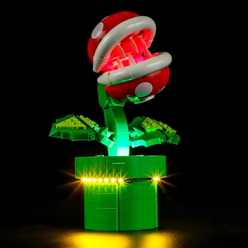 BRIKSMAX 71426 LED-Licht für Piranha-Pflanze - Kompatibel mit LEGO Super Mario Bausteinen - Ohne LEGO Set