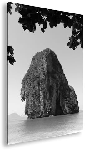 deyoli Formato isola in Thailandia: 75 x 50 cm, effetto: bianco e nero, stampa digitale di alta qualità con cornice