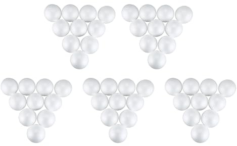 Oikabio 50 sfere in polistirolo espanso per modellismo, 10 cm, colore: