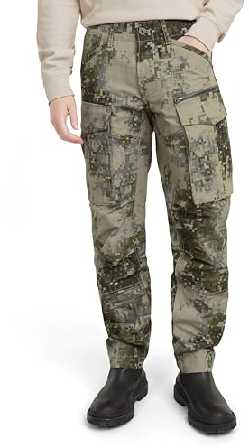 G-Star RAW Rovic Zip 3D Regular Tapered Byxor, Flerfärgad (Elephant Skin Mini Digi Camo D02190-d326-g787), 34W / 32L