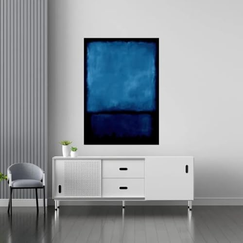 Mark Rothko Museum Ausstellung Moderne abstrakte Kunst Poster Leinwand Malerei Wanddrucke Bild für Wohnzimmer Heimdekoration 70x105cm Rahmenlos