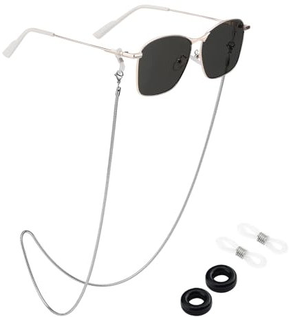 humlbird Brillenkette, Edelstahl, Brillenketten für Damen, Sonnenbrillenkette, Brillenhalter um den Hals, Brillenband, Stilvoll-8, Small