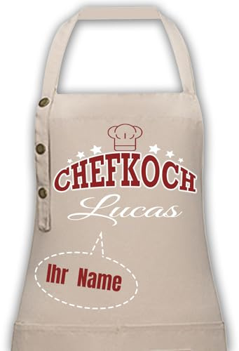 Generisch Schürze Personalisiert Kochschürze Mit Namen Herren Damen,Grillschürze Für Männer,Küchenschürze Damen,Chef Geschenke