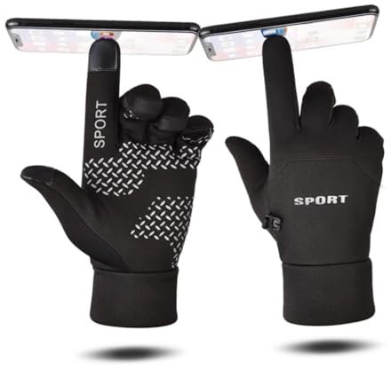SAFIGLE Herren Ski-rad-wanderhandschuhe Touchscreen Warme Fingerabdeckung Für Outdoor-aktivitäten
