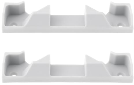 LT Easiyl Lot de 2 Gâches de Verrouillage Compatible avec Velux Les Fenêtres de Toit (025116) - Fixation en Plastique Grise