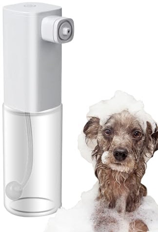 Automatic Soap Dispenser - Foam Soap Dispenser, 21cm disinfectants Dispenser - Electric ABS Dispenser with 300ml Capacity for Hand Soap, Shampoo or Kitchen Cleaner in the Bathroom, or Home