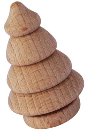 HDOYTXXM Bambole di legno incompiute Artigianato Albero di Natale Pupazzo di neve Figura Artigianato Per Decorazione domestica Ornamento