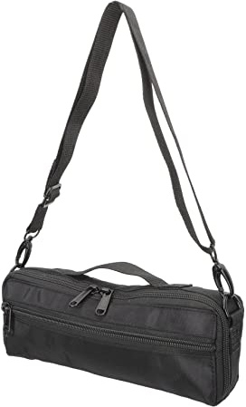 Supvox Praktische Piccolo Tasche 26x10x6cm mit Plüschfutter Tragetasche für Blasinstrumente und Musiker Reisen