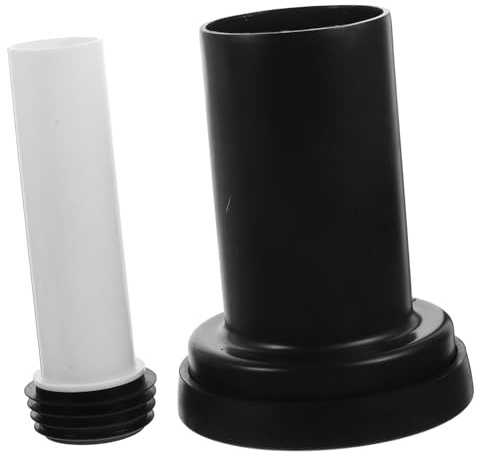 SOPOTUTU Scarico Diretto Del Water Tubo Di Lavaggio Allungato Accessorio Per Wc Scarico a Parete Facile Da Installare Anti-perdita Guarnizione a Parete Set Da 2 Pezzi