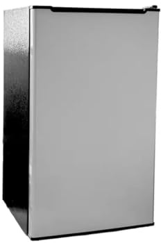 Wintem - Frys 80 l med lådor, 3 avtagbara fack och elegant silverdörr, kompakt struktur på 47 x 44,5 x 83,5 cm, lätt att installera och perfekt som vertikal frys