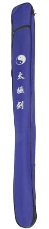 KOMBIUDA Bolsa de Hombro para Espadas de Kung Fu en Lona Gruesa, Estuche para Tai Chi Correa Regulable, Adecuado para Entrenamientos y Transporte en Actividades de Artes Marciales