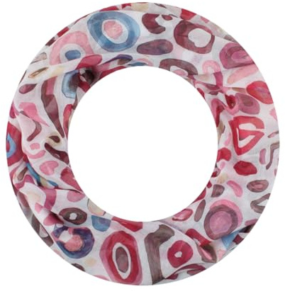 Majea Loop Schal Damen Schlauchschal Halstuch schmaler Loopschal (880053) (pink 14)