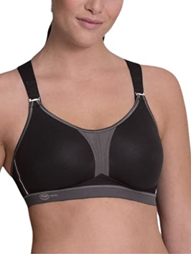Anita - Soutien-Gorge de Sport Dos X 5537 - Femme - Noir/Anthracite - FR 90 E