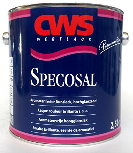CWS Specosal schokobraun RAL8017 hochglänzend, 2,5L - Innovativer, aromatenfreier, hochglänzender Buntlack auf Spezial – Alkydharzbasis.