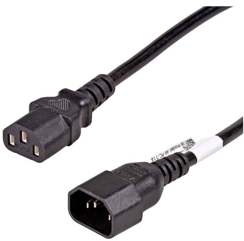 AKYGA AK-PC-11A Netzkabel für PC 3 Pin Polig Erweiterung IEC C13 / C14 5m